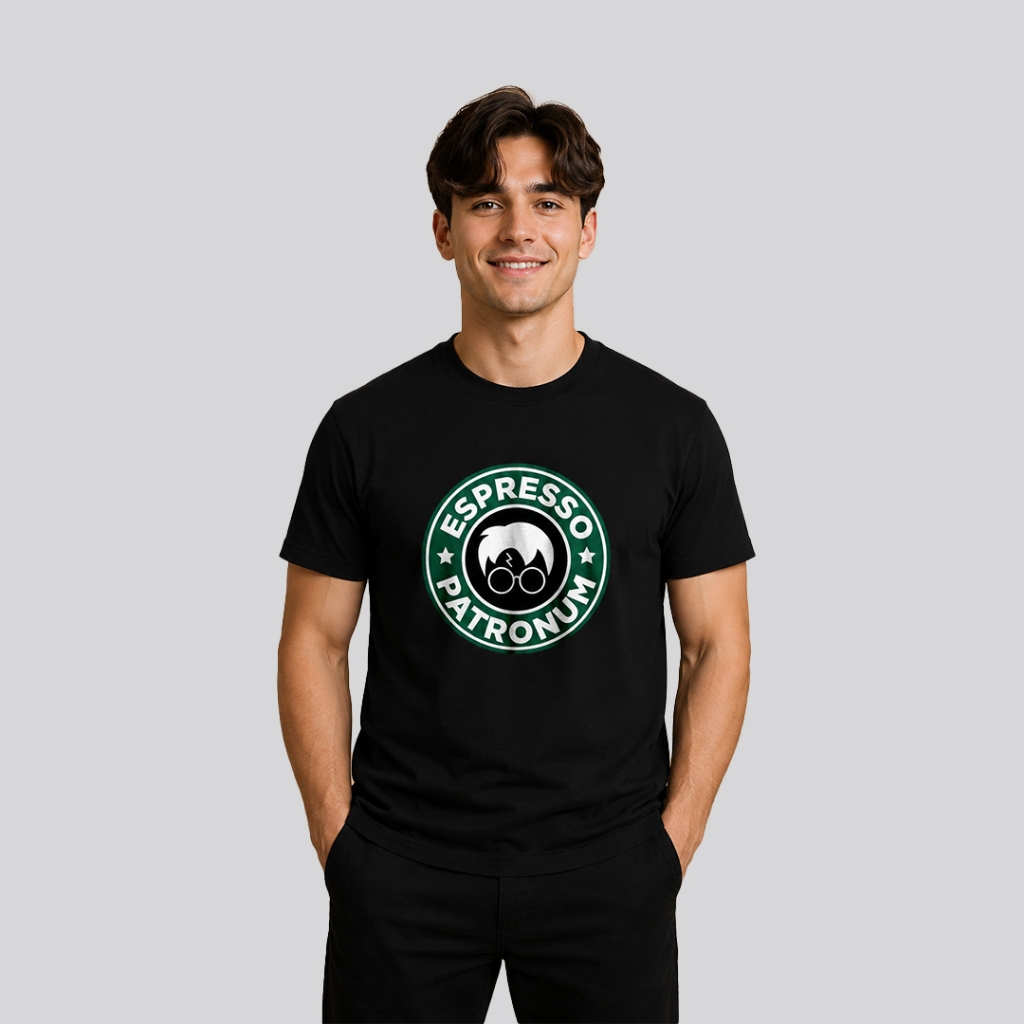 Kaos Harry Potter Hogwarts Espresso Patronum Special Edition T-Shirt Harry Potter