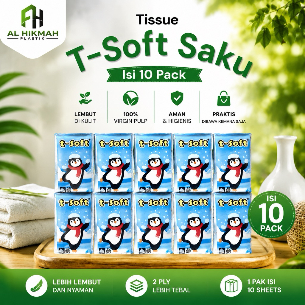 Tisu Saku T-Soft isi 10 Pack