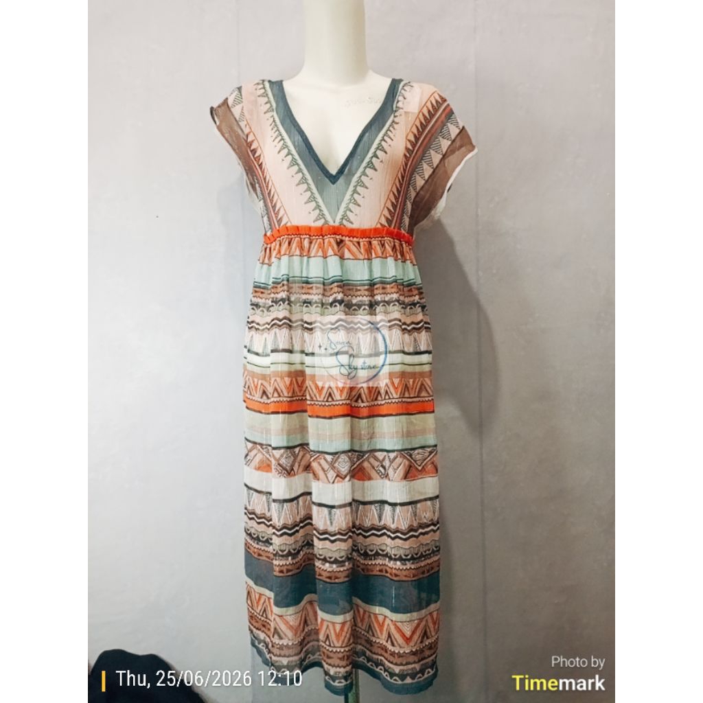 030 Dress sifon outer beach