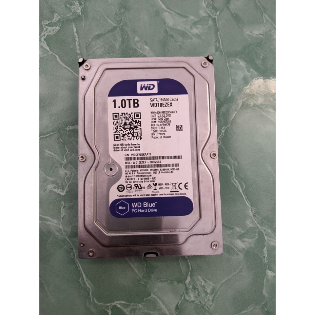HARDDISK 1 TERA/ HDD 1TB SECOND RUSAK