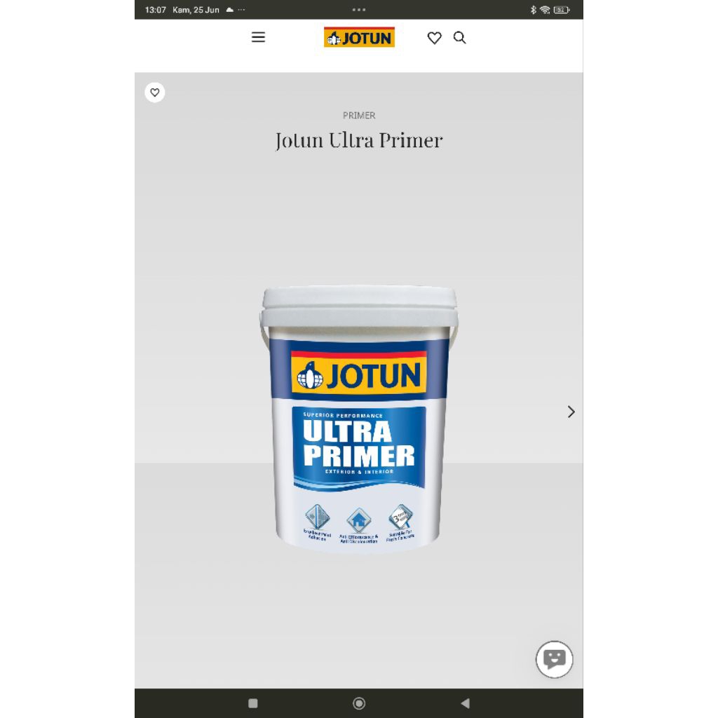 ultra primer Jotun 2,5liter