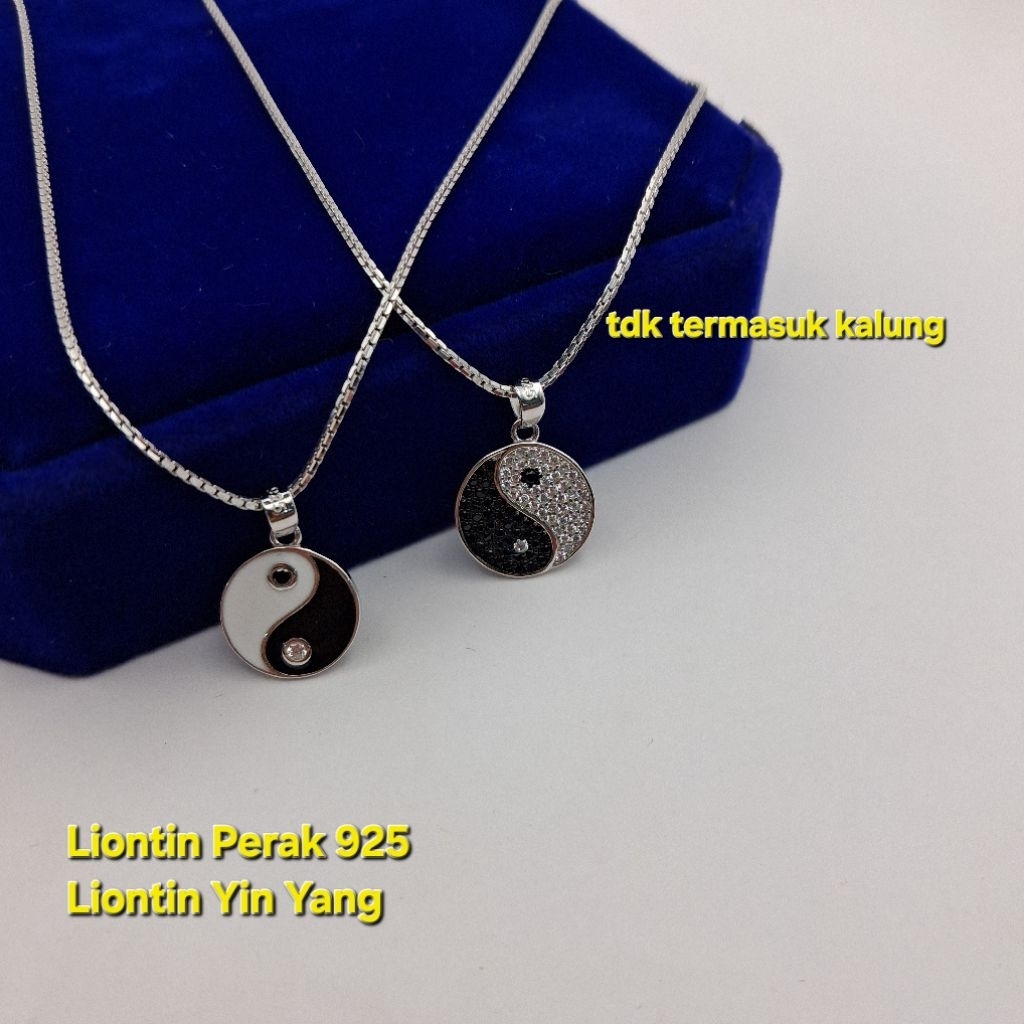 Liontin Perak 925 Liontin Yin Yang