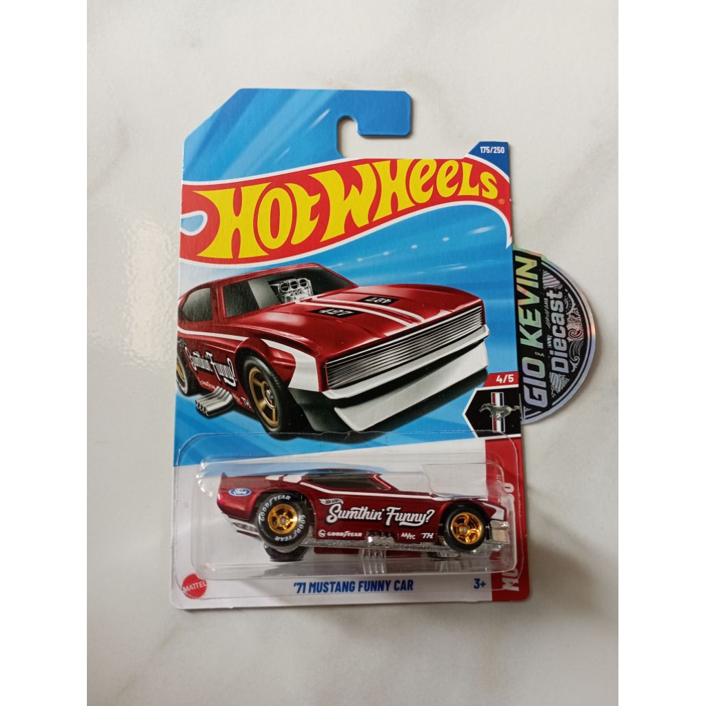 hotwheels mustang funny car super treasure hunt STH