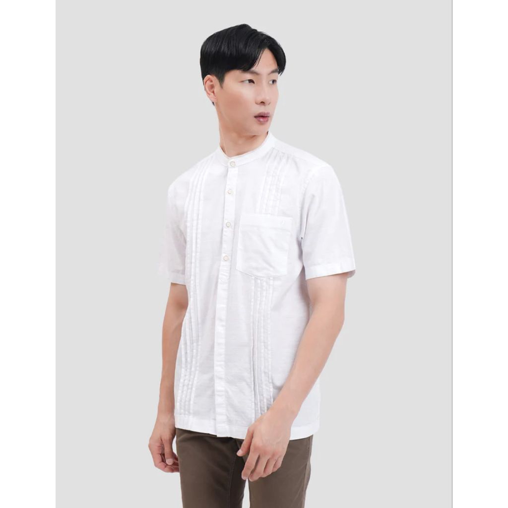 Lois KLS583WH Kemeja Koko Pria PUTIH WHITE ORIGINAL LENGAN PENDEK