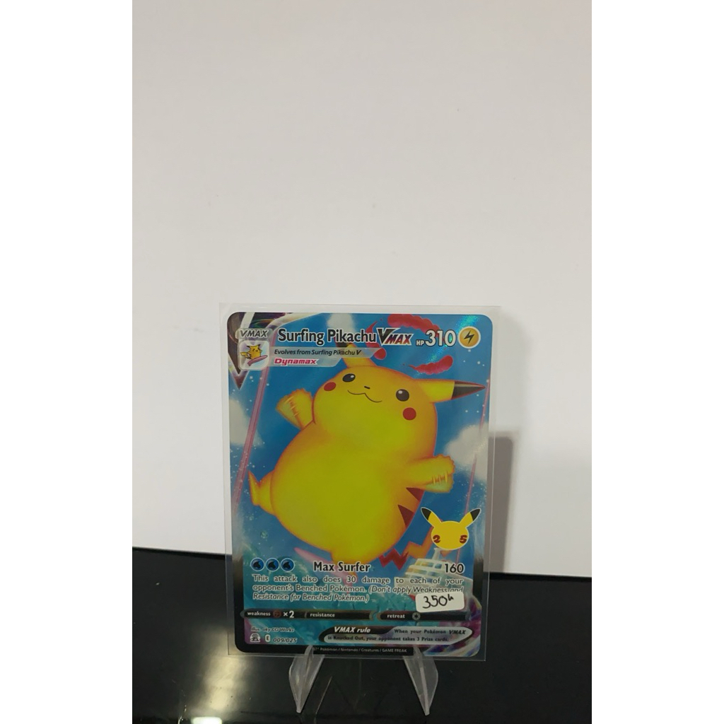 Kartu Pokemon English Celebration Surfing Pikachu VMAX