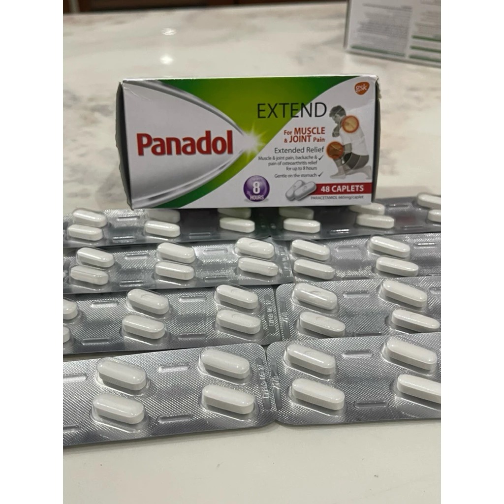 [READY] Panadol Extend (Malaysia) 1 Box isi 12 - Sakit Otot & Sendi