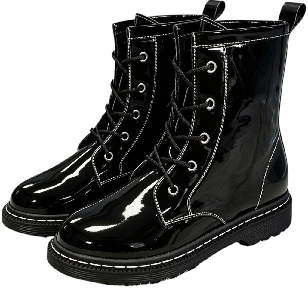 HARVEY  - Sepatu Docmart Boots tinggi 5Hole Pria