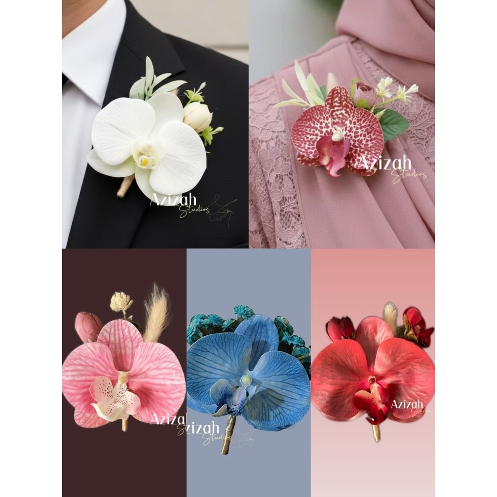 Wedding Corsage Groom Flower - Bros Bunga Jas Wisuda/ Wedding Pria- Bros pengantin