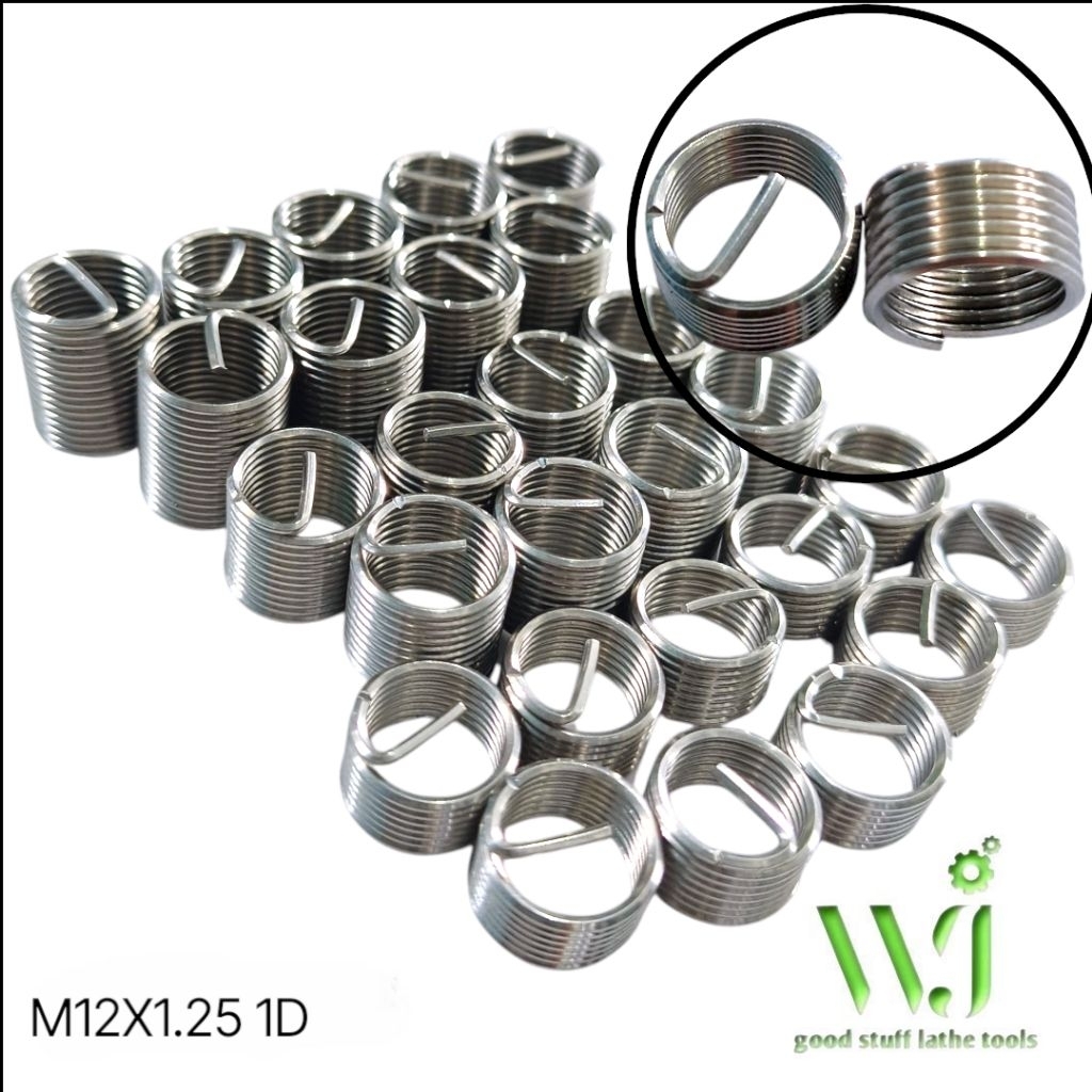 Recoil M12x1.25 1D recoil baut kunci 17 helicoil verbos bosh drat standar ulir baut slek dol aus rus