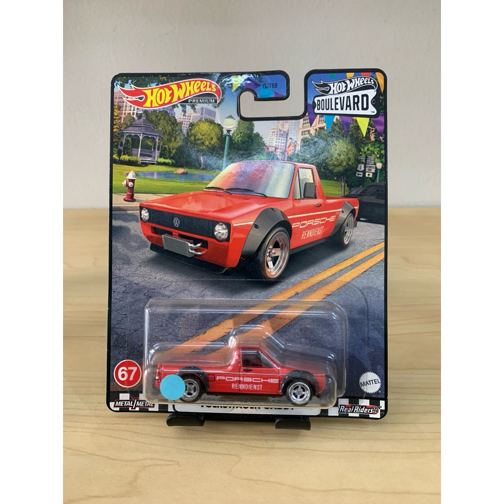 hot wheels boulevard volkswagen caddy merah