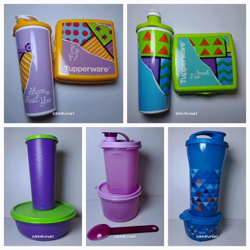 Set Lunch Box - set wadah bekal - Tupperware