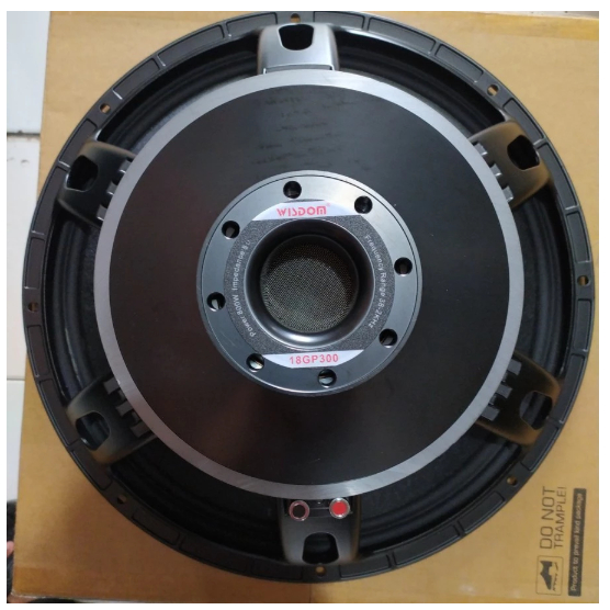 Komponen Speaker 18 Inch WISDOM 18GP300 / 18 GP 300/ 18 GP300 Coil 4 Original