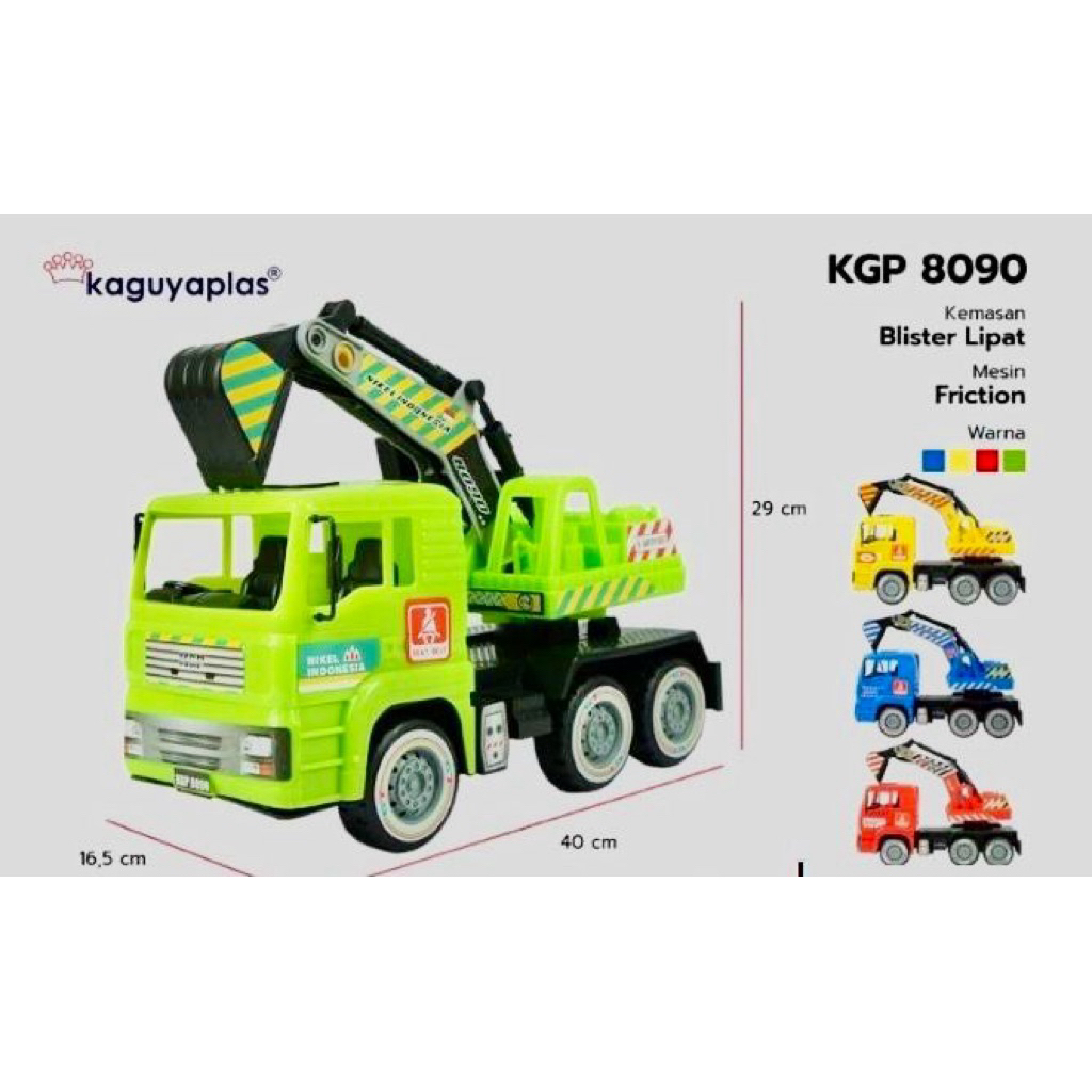 Mainan Mobil Truck Konstruksi Excavator KGP8090