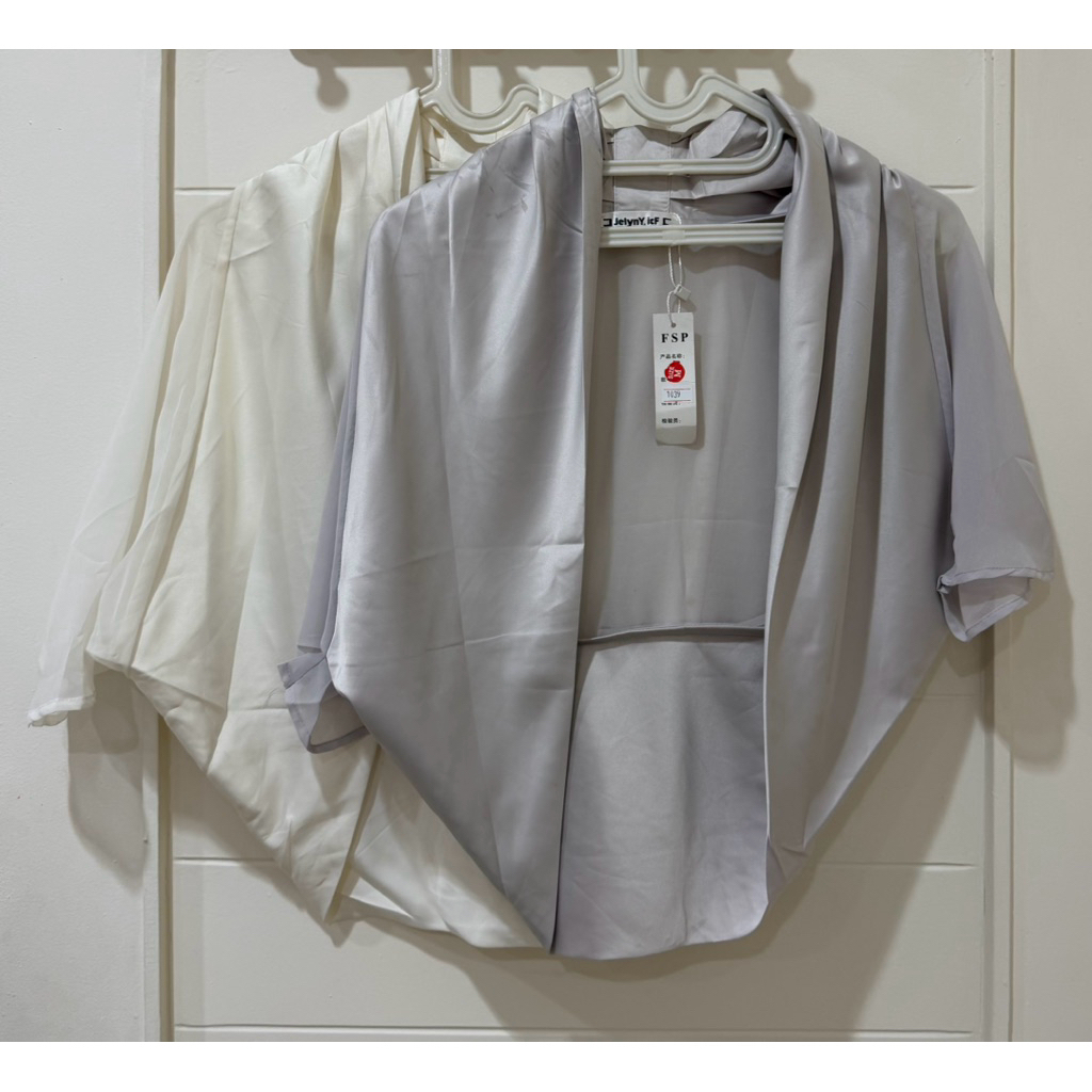 SALE Outer Silk Satin Chiffon