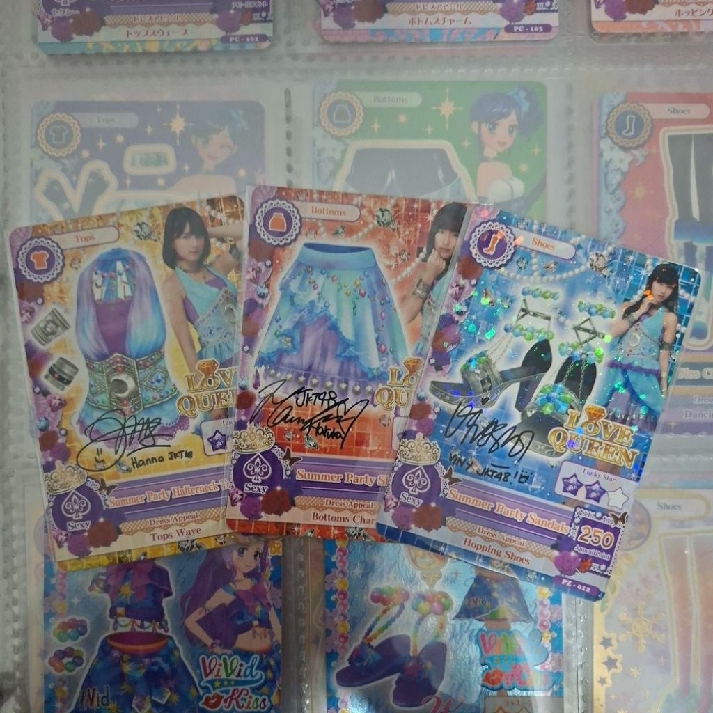Aikatsu card-Promotion JKT 48-Love queen