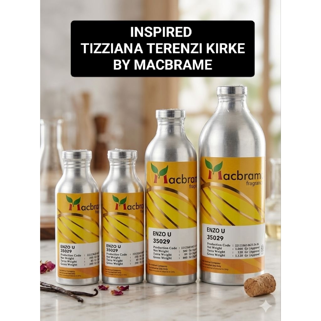 ENZO U MACBRAME INSPIRED TIZZI4N4 KIRKE / BIBIT PARFUM MACBRAME MURNI SEGEL PABRIK AROMA KIRKE