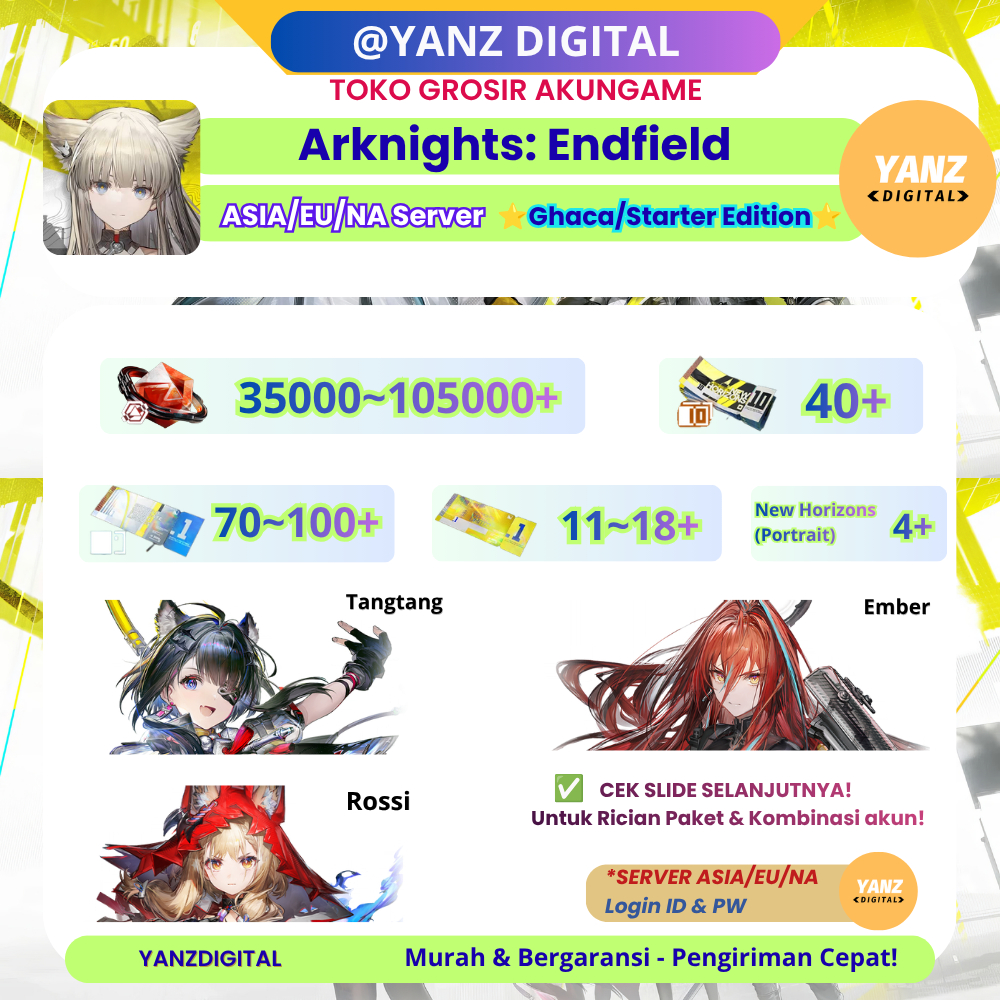 Bundle Arknights: Endfield Gacha Starter | Char Tangtang  + Random 5