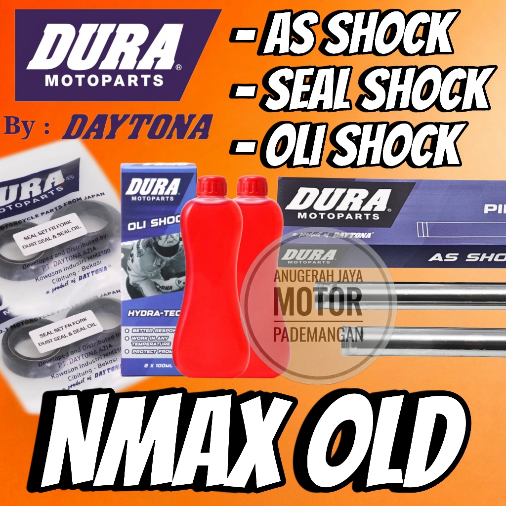 Paket DURA As Shock Shok Depan + Oli Shock + Seal Shock + Seal Abu NMAX OLD, NMAX LAMA by DAYTONA