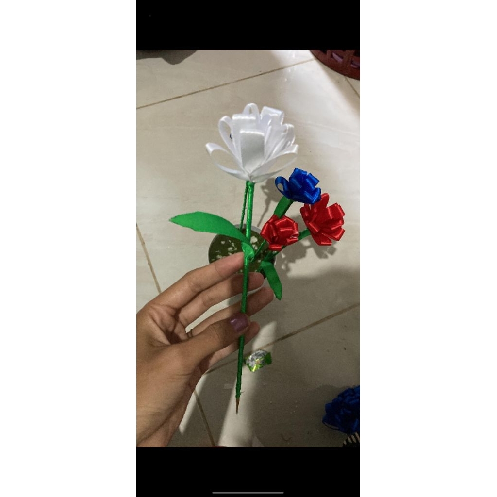 bunga satin satuan