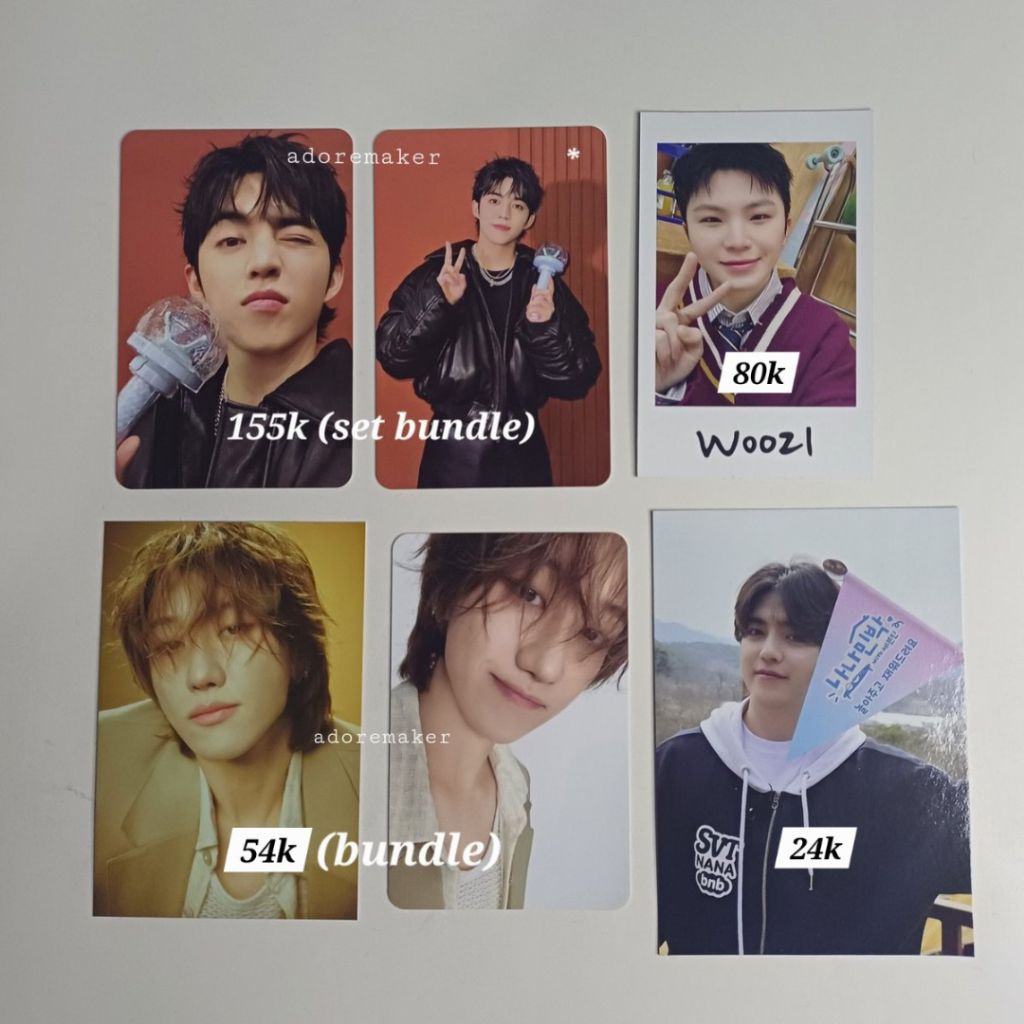 CO Pelunasan - Carzone CxM Postcard SG 2026 Snickers Mingyu NANA bnb Scoups