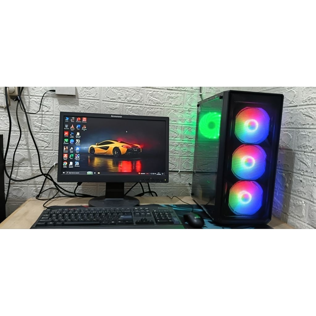 Komputer Lengkap Core i7 Office Design Gaming Fullset Siap Pakai