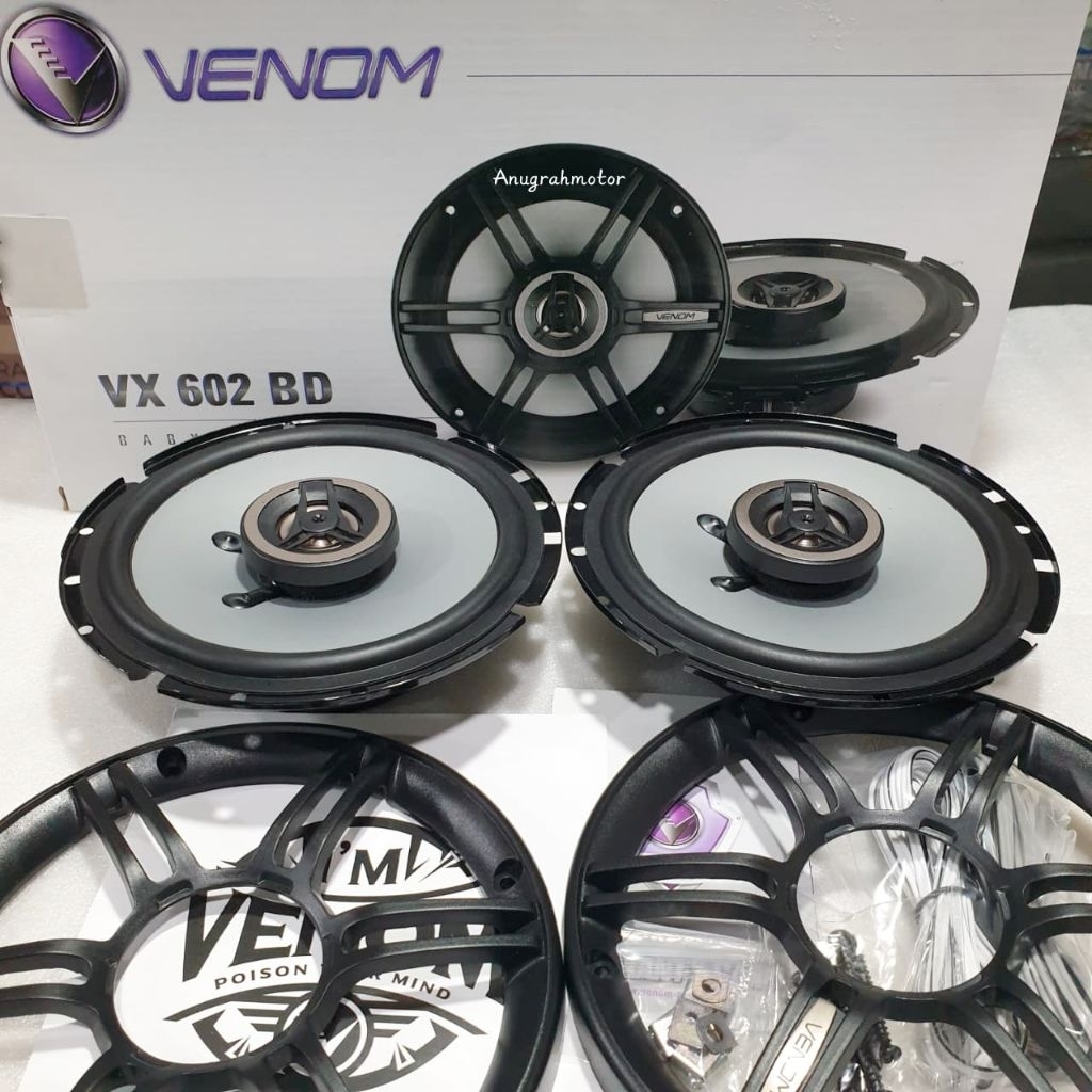 Speaker venom VX 602 BD / speaker coaxial 2 way venom baby Diablo