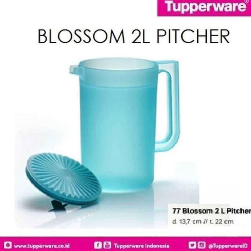 TUPPERWARE PITCHER 2 L