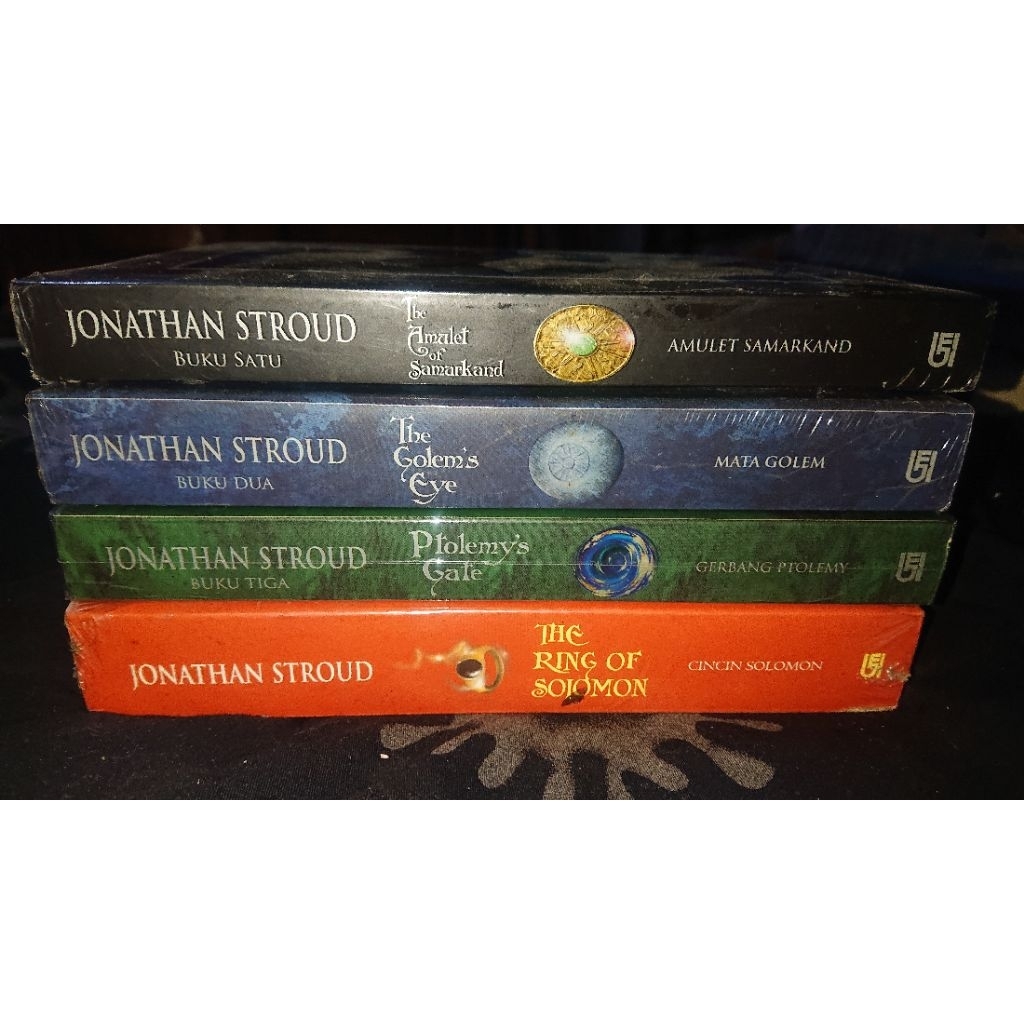 (Baca Deskripsi) Jonathan Stroud - The Bartimaeus Trilogy + The Ring of Solomon