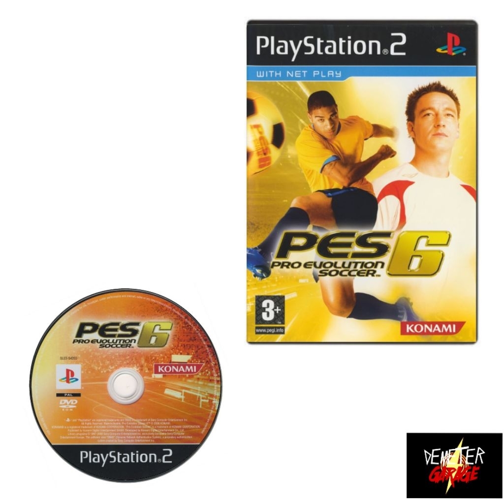 DVD GAME PS2 PLAYSTATION 2 PES 6 / KASET PS2