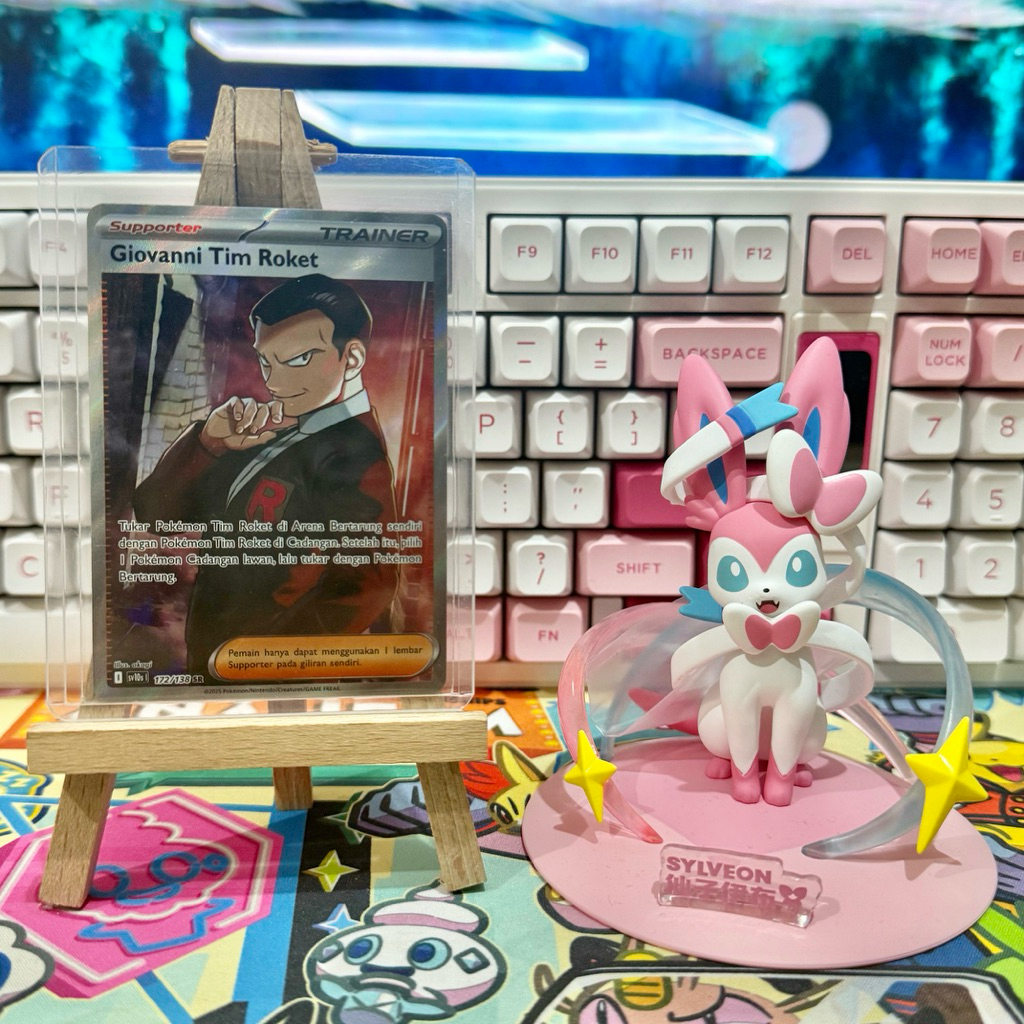 Pokemon TCG Indonesia Giovanni Tim Roket Special Art SR 172/138