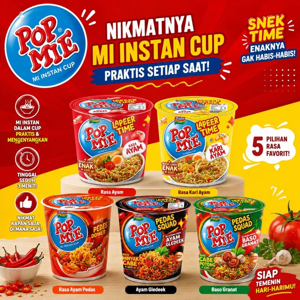 POP MIE KUAH / GORENG