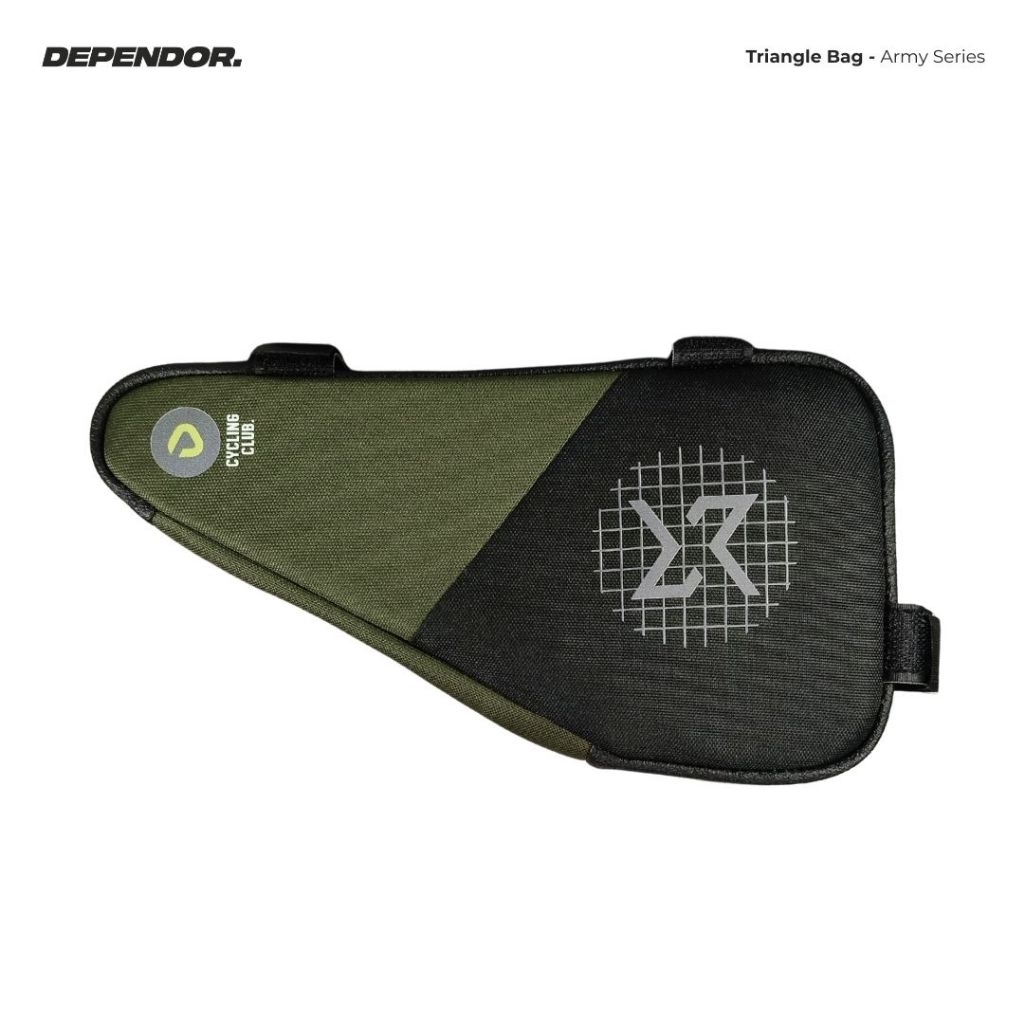 Tas Frame Sepeda Segitiga Federal MTB Sepeda Lipat Surly Vintage Kuwahara - Triangle Bag - Black Arm