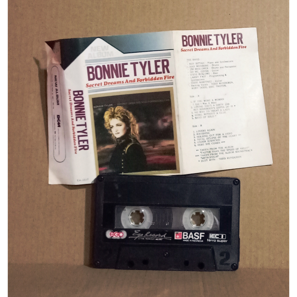 BONNIE TYLER - SECRET DREAMS AND FORBIDDEN FIRE - Kaset