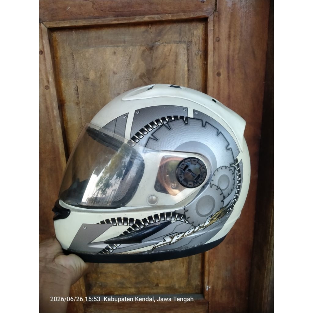 helm Yamaha fulface ori bekas