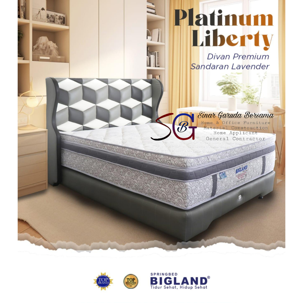 [KASURNYA SAJA] BIGLAND PLATINUM LIBERTY KASUR TIDUR SPRING BED