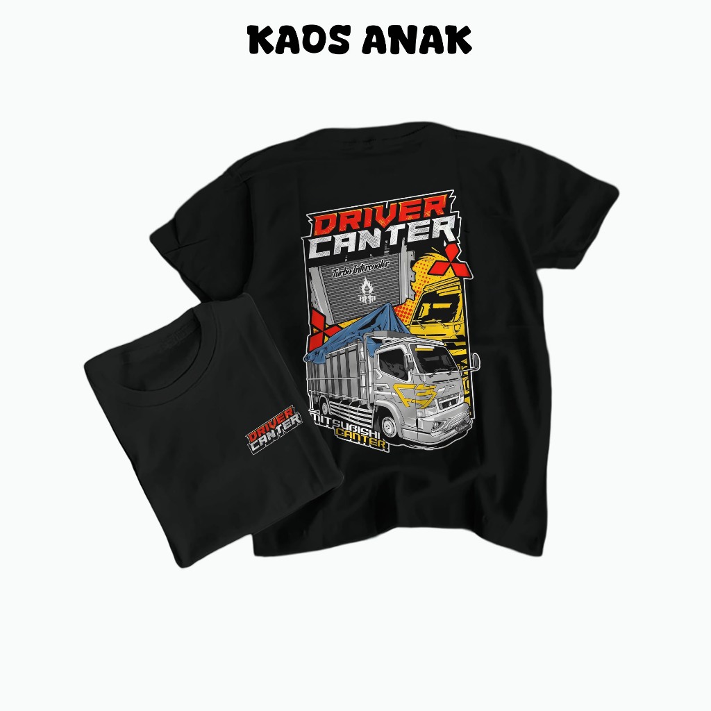 KAOS ANAK - KAOS TRUK DRIVER CANTAR BAJU TRUK DRIVER CANTAR ANAK  BAJU DISTRO