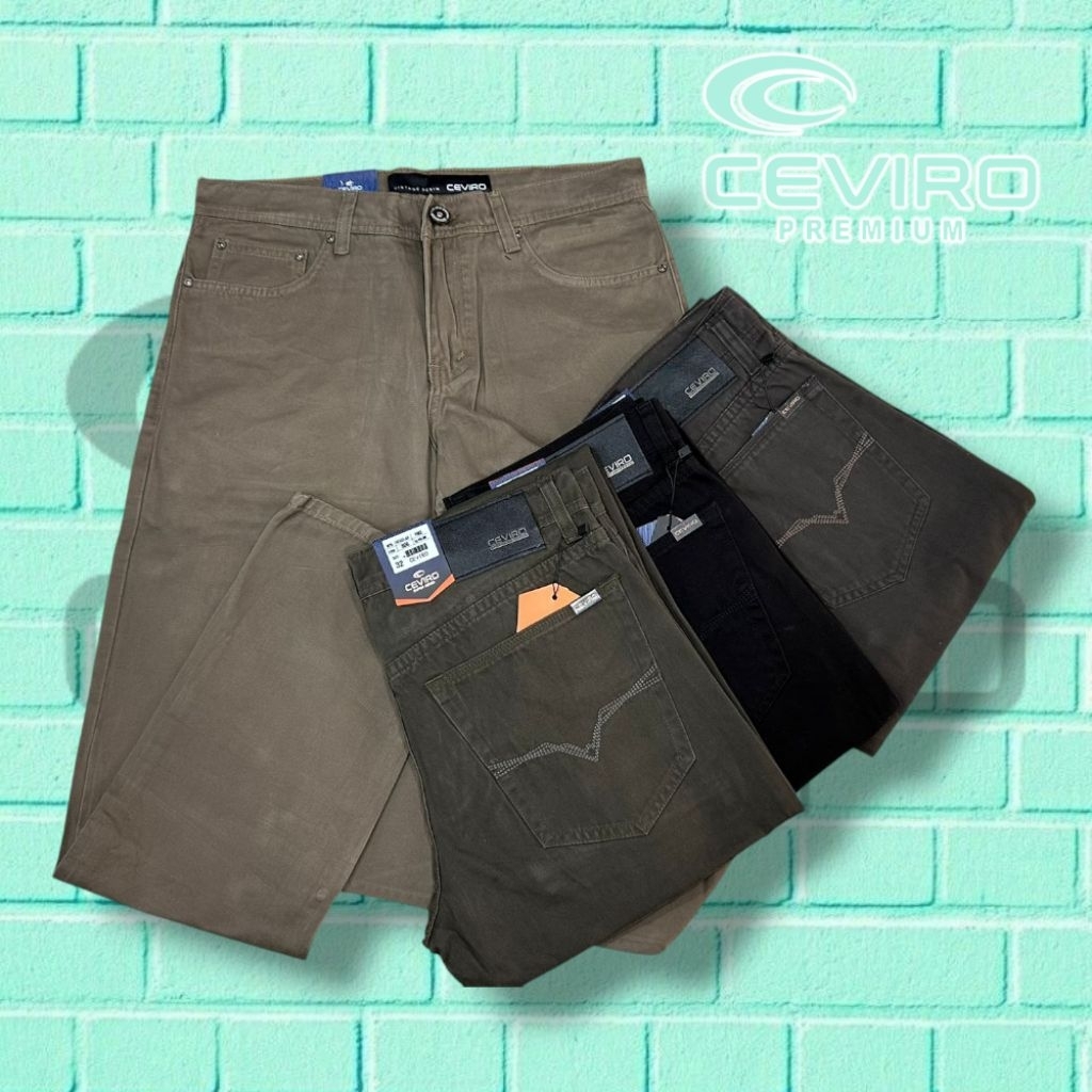 Celana Katun Pria CEVIRO CO ORIGINAL