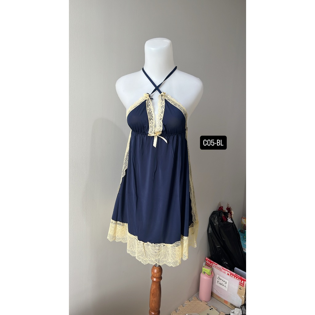 Baju Tidur Kimono Sexy | Lingerie Kimono One Set