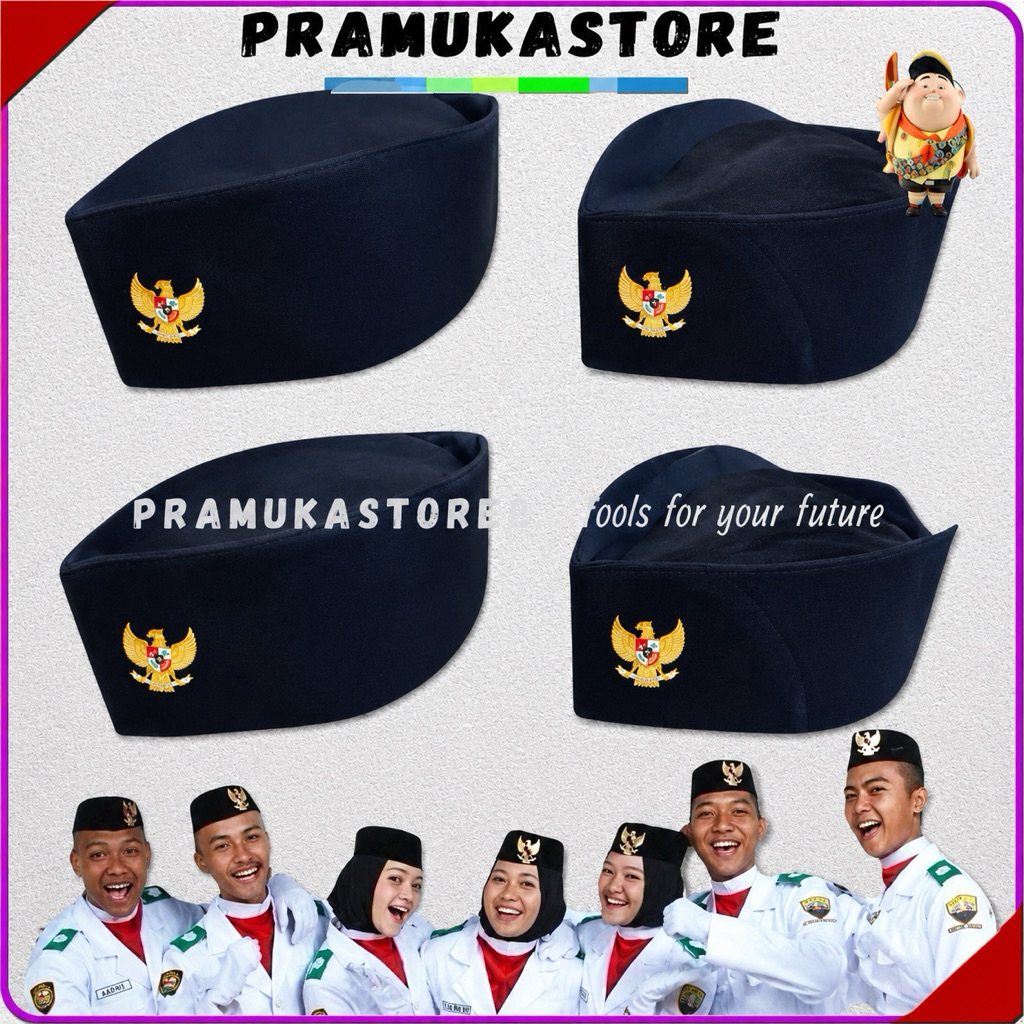 PECI PASKIBRA + PIN / Peci Putra & Putri / Peci Paskibra Putra Peci Paskibra Putri