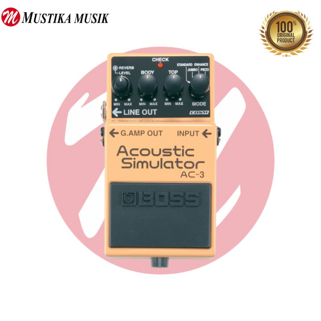 Pedal Boss AC-3 Acoustic Simulator Pedal