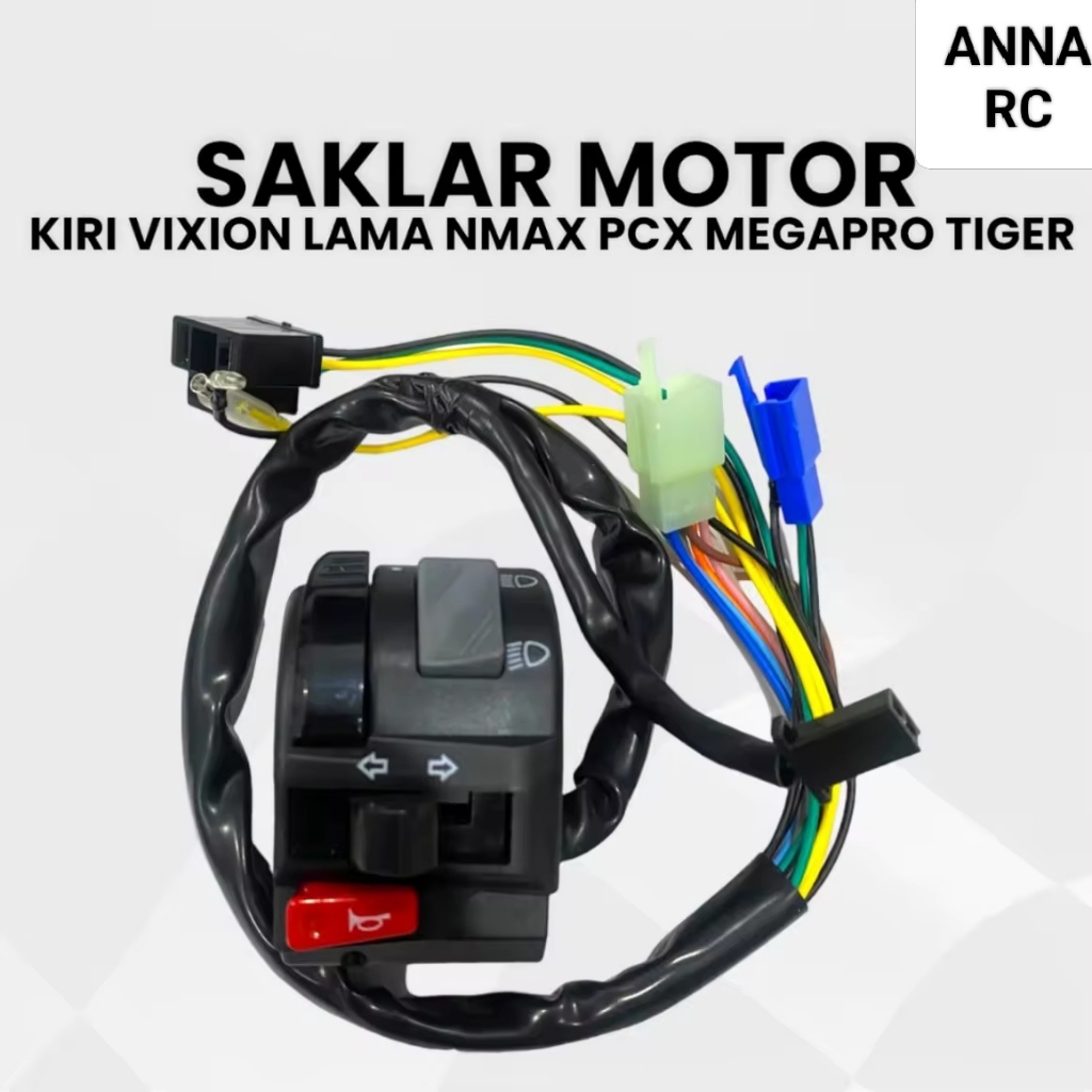 Saklar Kiri Holder Kiri Vixion Old - Modifikasi Variasi, Kondisi Baru, Mirip Original