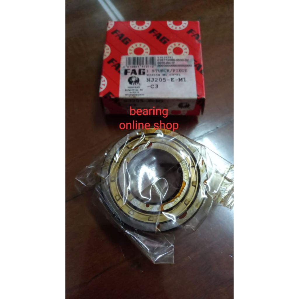 Single Row Cylindrical Roller Bearing NJ 205 E TVP 2 C3 FAG