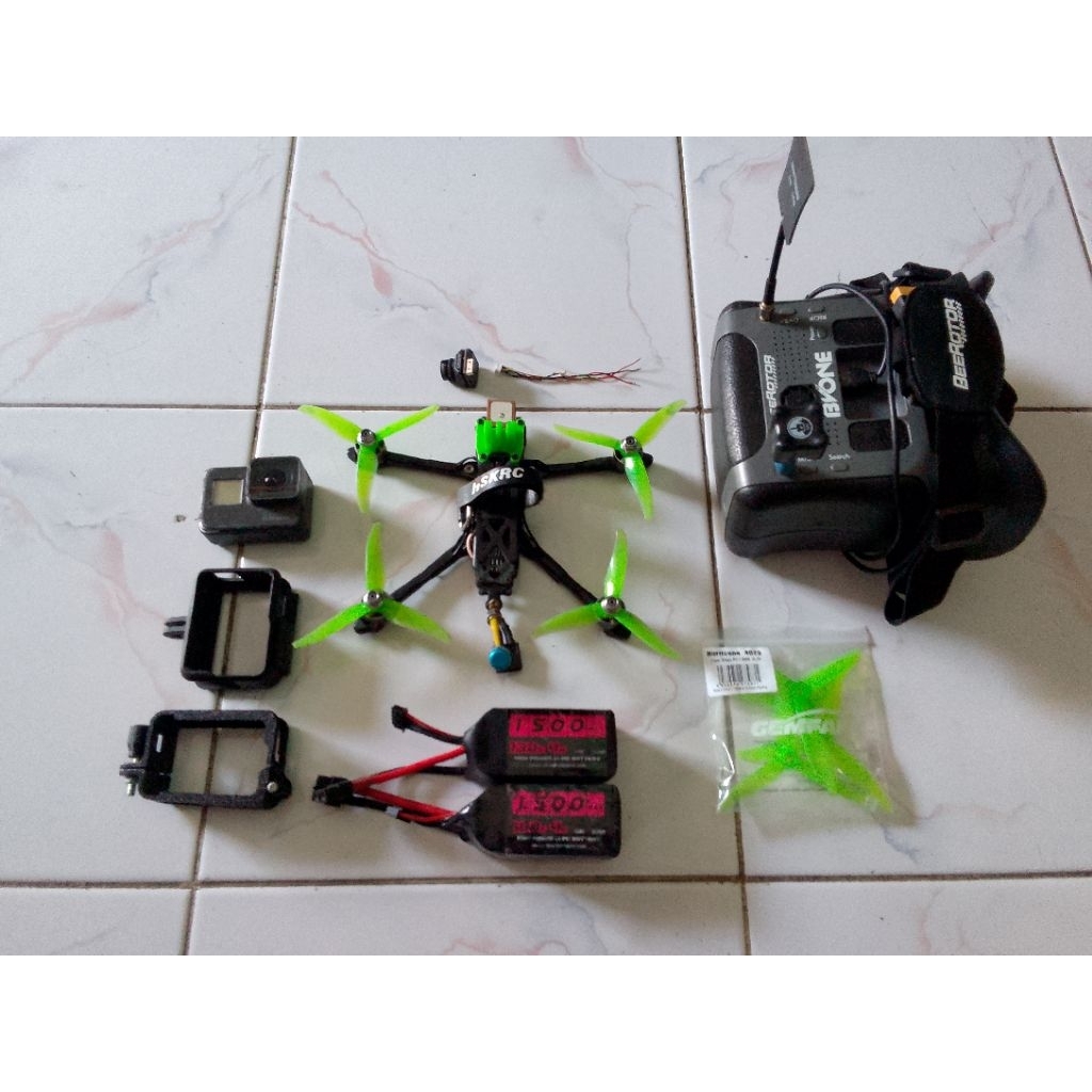 Paket drone FPV 4 inch long range