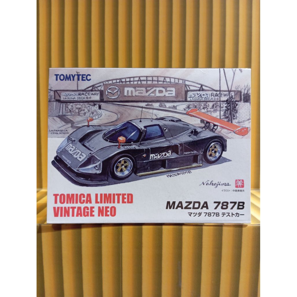 TAKARA TOMY TOMICA LIMITED VINTAGE NEO MAZDA 787b TEST CAR BLACK