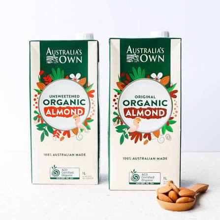 Australia's Own Organic Almond Milk / susu almond cair 1L