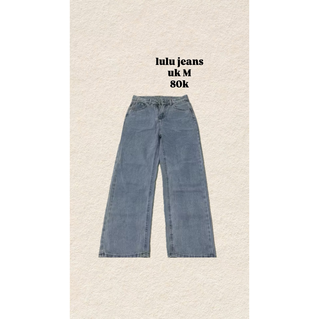 preloved celana lulu jeans