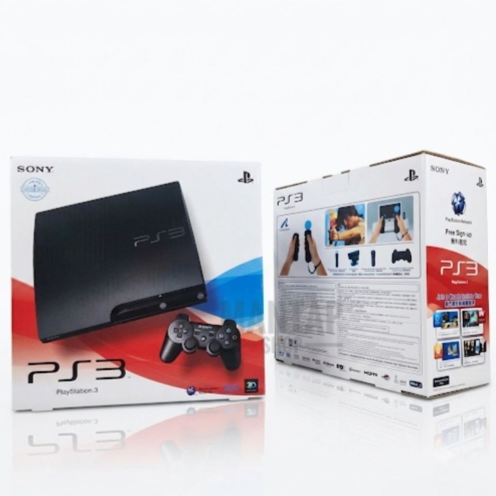 Kardus PS3 Slim - Dus PS 3 Slim Lengkap Dalaman
