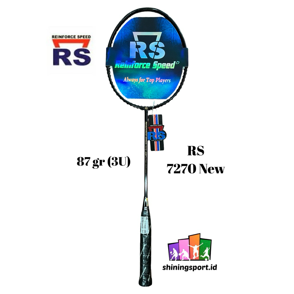Raket Badminton RS 7270 New (+ FREE KAOS & TOWEL GRIP 2 PCS)