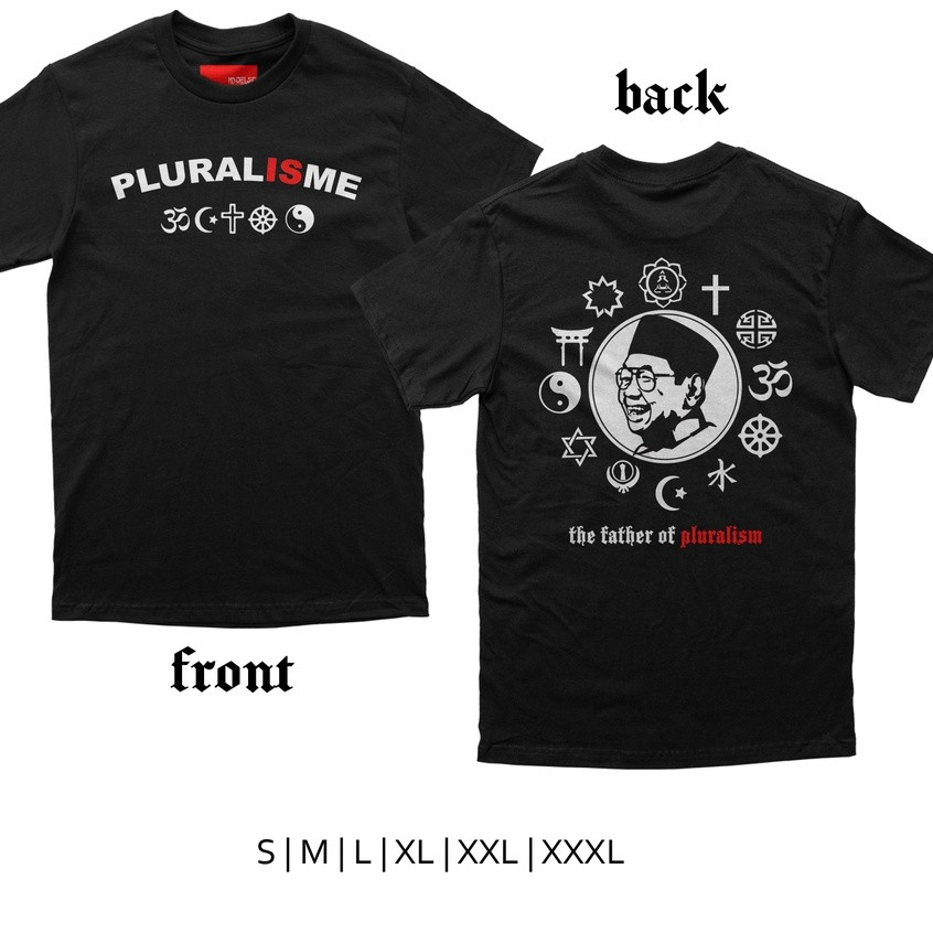 TSHIRT PLURALISME GUSDUR KAOS PLURALISME