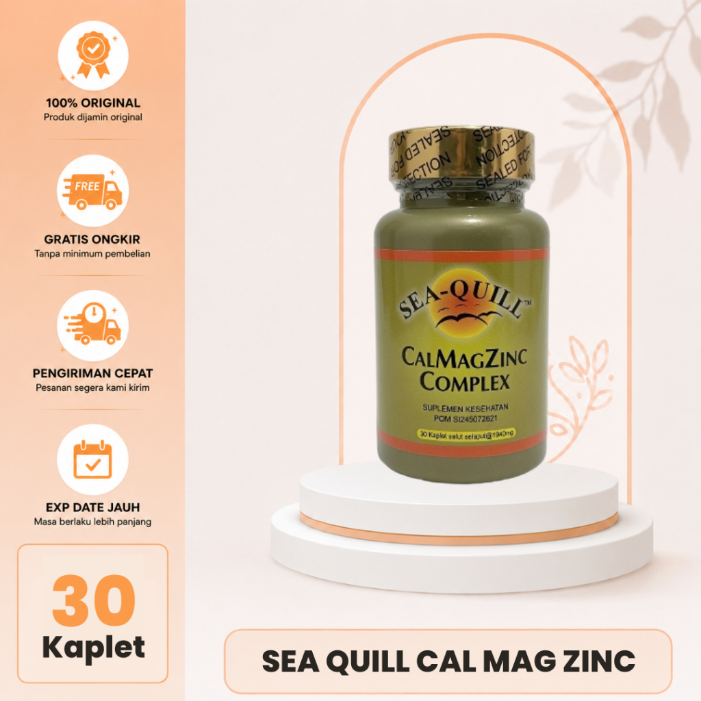 Sea Quill Cal Mag Zinc Complex Isi 30 Kaplet